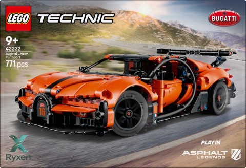 Klocki technic 42222 hipersamochód bugatti chiron pur sport LEGO