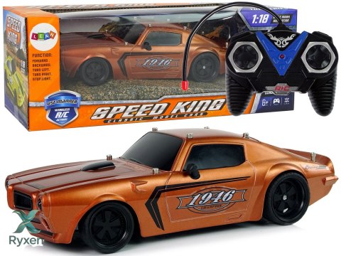 Auto Sportowe R/C 1:18 Brązowe Champion Pilot LEAN TOYS