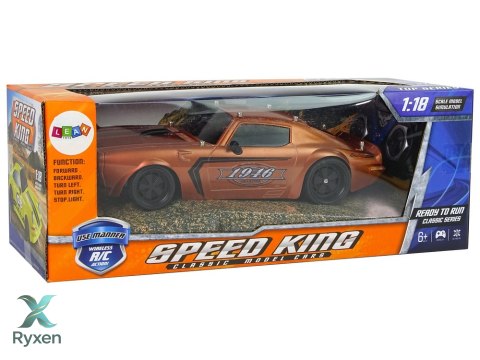 Auto Sportowe R/C 1:18 Brązowe Champion Pilot LEAN TOYS