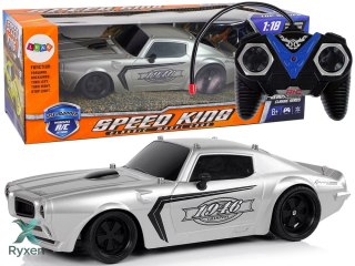 Auto Sportowe R/C 1:18 Srebrne Champion Pilot LEAN TOYS