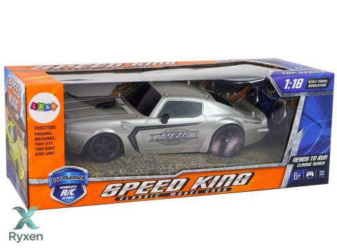 Auto Sportowe R/C 1:18 Srebrne Champion Pilot LEAN TOYS