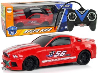 Auto Sportowe R/C 1:24 Wyścigi Czerwone Przyciemniane Szyby LEAN TOYS