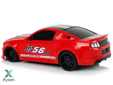 Auto Sportowe R/C 1:24 Wyścigi Czerwone Przyciemniane Szyby LEAN TOYS