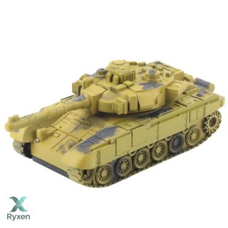 Czołg Wojskowy T90 Zdalnie Sterowany RC Światła Dźwięki Piaskowy 1:18 LEAN TOYS