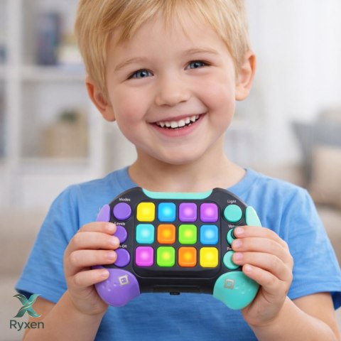 Gra Konsola Elektroniczna Zręcznościowa Edukacyjna 11 Gier Trybów LEAN TOYS