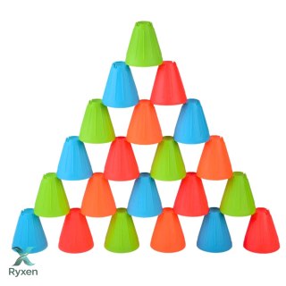 Gra Zręcznościowa Edukacyjna Szybkie Kubeczki 3w1 Piłki Kubki 38 el. LEAN TOYS
