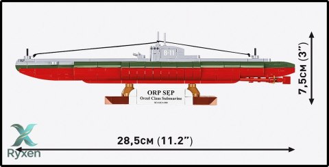 Klocki orp sęp 190 klocków COBI KLOCKI