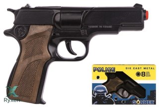 Pistolet policyjny metalowy gonher 125/6 PULIO