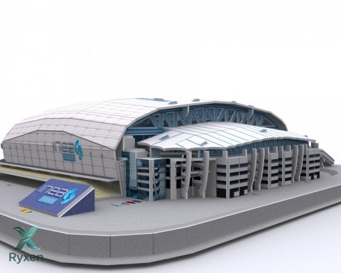 Puzzle 3d stadion lech poznań CUBIC FUN