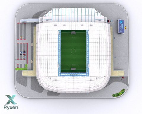 Puzzle 3d stadion lech poznań CUBIC FUN
