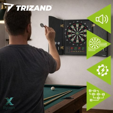 Tarcza elektroniczna do gry w dart Trizand 27046 TRIZAND