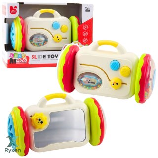 Uciekające Lusterko Interaktywna Edukacyjna Zabawka Dla Malucha Grzechotka LEAN TOYS