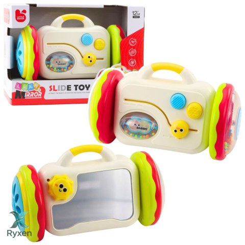 Uciekające Lusterko Interaktywna Edukacyjna Zabawka Dla Malucha Grzechotka LEAN TOYS