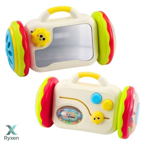 Uciekające Lusterko Interaktywna Edukacyjna Zabawka Dla Malucha Grzechotka LEAN TOYS