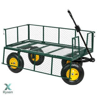 Wózek Ogrodowy Transportowy Składany Przyczepka Stalowa 200 kg LEAN