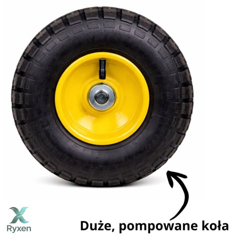 Wózek Ogrodowy Transportowy Składany Przyczepka Stalowa 200 kg LEAN