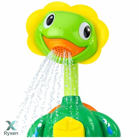 Zabawka Do Kąpieli Żółw Z Rybką Fontanna Prysznic Przyssawki LEAN TOYS