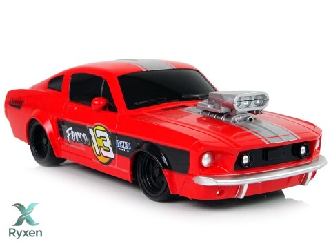Zdalnie Sterowane Auto Sportowe 1:20 Czerwone Pilot LEAN TOYS