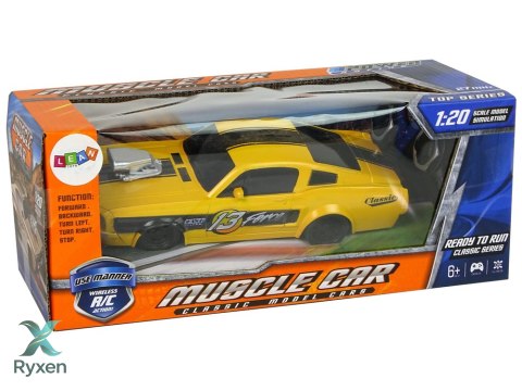 Zdalnie Sterowane Auto Sportowe 1:20 Żółte Pilot LEAN TOYS
