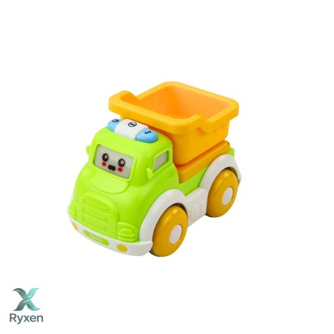 Zestaw Autka Miejskie Dla Malucha Napęd Ruchome Elementy Światła Dźwięki LEAN TOYS