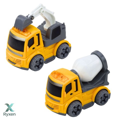 Zestaw Sygnalizator Świetlny Fotoradar Mata Autka Budowlane Światła Dźwięki LEAN TOYS