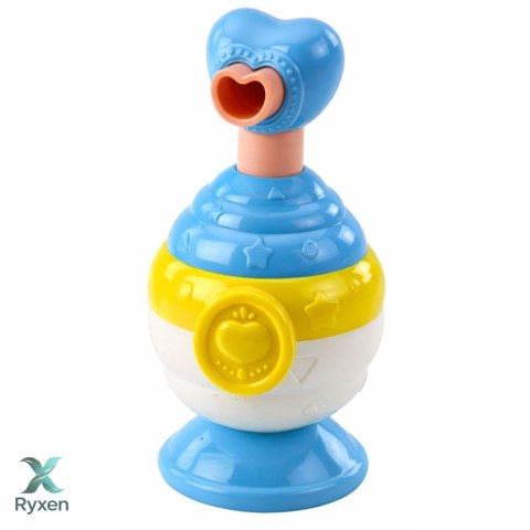 Zestaw Zabawki Do Kąpieli Kaczuszka Dozownik Mydła Kubeczek Niebieski LEAN TOYS