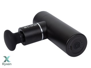 44-356# Pistolet do masażu masażer aluminowy blow wave 6000 zestaw Blow
