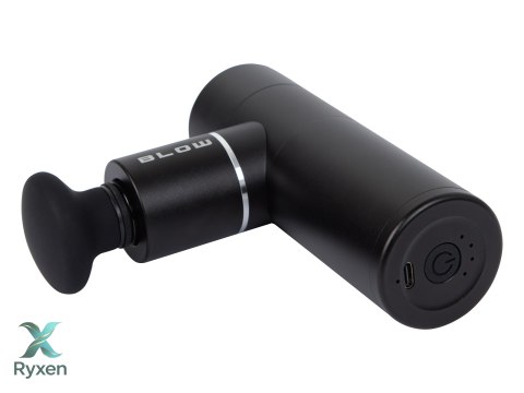 44-356# Pistolet do masażu masażer aluminowy blow wave 6000 zestaw Blow