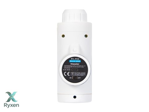 44-357# Pistolet do masażu masażer blow wave 4000 biały + 10 końcówek + walizka Blow