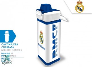 Bidon kwadratowy 500ml pp real madryt KIDS EUROSWAN