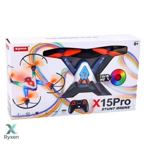 Dron Akrobacyjny X15 PRO STUNT Zdalnie Sterowany RC Optyczne Pozycjonowanie LEAN TOYS