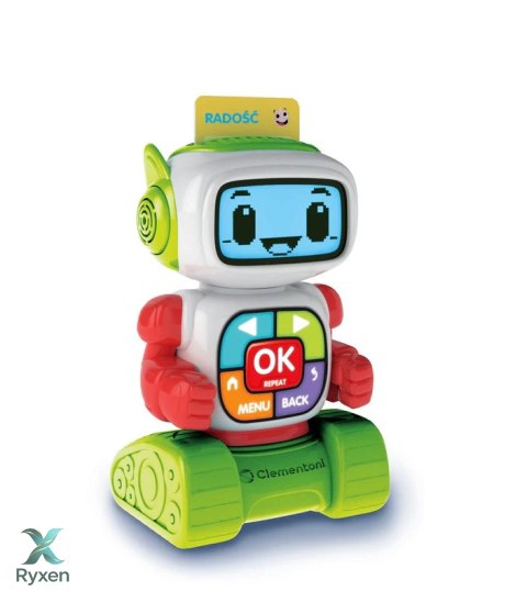 Edukacyjny Robot Eddie Język Polski Uczę się Bawiąc Clementoni 50411 CLEMENTONI