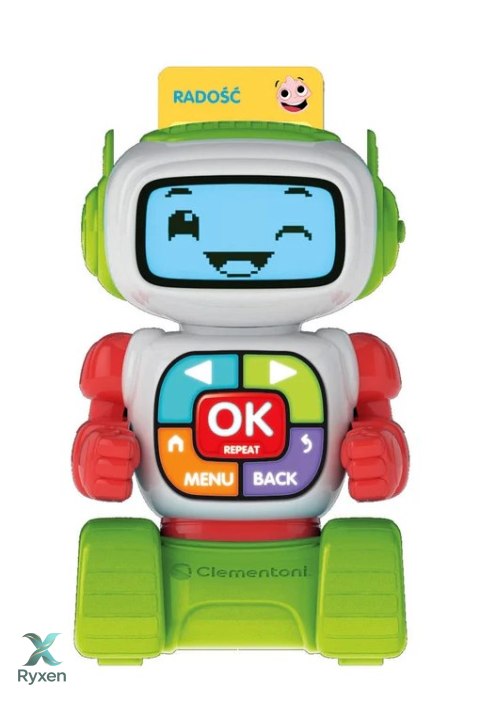 Edukacyjny Robot Eddie Język Polski Uczę się Bawiąc Clementoni 50411 CLEMENTONI