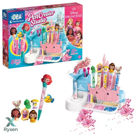 Idea Art Fabryka Długopisów Księżniczki Disney Clementoni 18210 CLEMENTONI