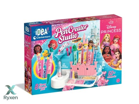 Idea Art Fabryka Długopisów Księżniczki Disney Clementoni 18210 CLEMENTONI