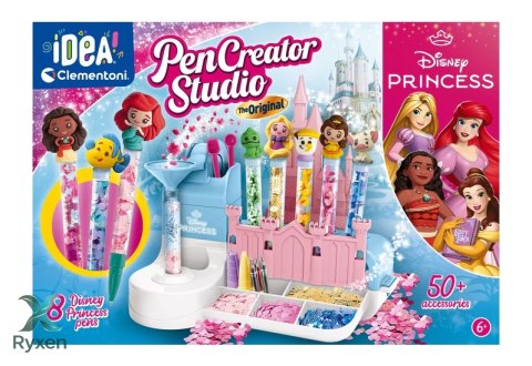 Idea Art Fabryka Długopisów Księżniczki Disney Clementoni 18210 CLEMENTONI