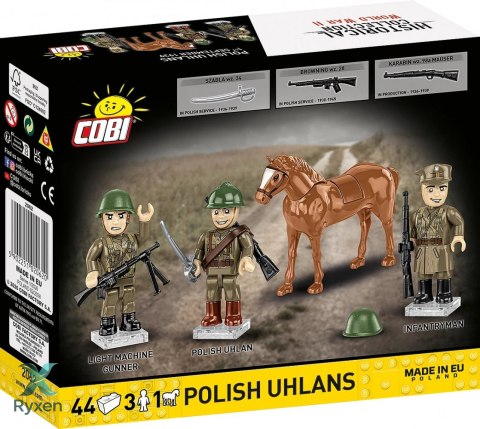 Klocki polscy ułani 44 klatki COBI KLOCKI