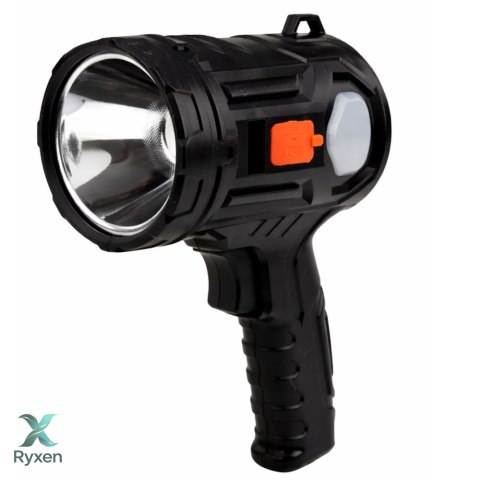 Latarka LED Szperacz Solarna 6 Trybów Powerbank Wymienne Filtry 19 cm LEAN