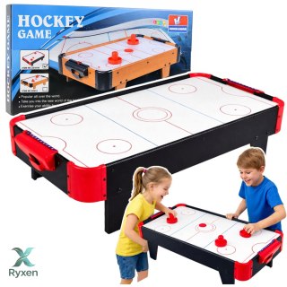 Mini Stół Air Hockey Stołowy Gra Zręcznościowa Dla Dzieci Czarny LEAN TOYS