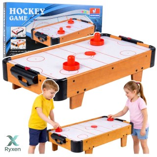 Mini Stół Air Hockey Stołowy Gra Zręcznościowa Dla Dzieci Drewniany LEAN TOYS