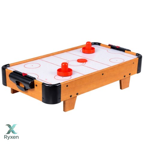 Mini Stół Air Hockey Stołowy Gra Zręcznościowa Dla Dzieci Drewniany LEAN TOYS
