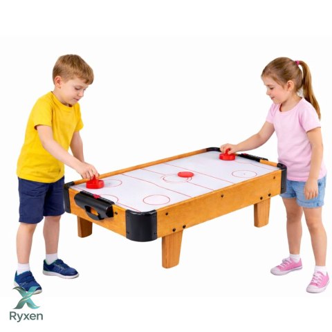 Mini Stół Air Hockey Stołowy Gra Zręcznościowa Dla Dzieci Drewniany LEAN TOYS