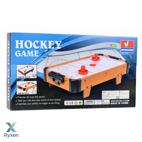 Mini Stół Air Hockey Stołowy Gra Zręcznościowa Dla Dzieci Drewniany LEAN TOYS
