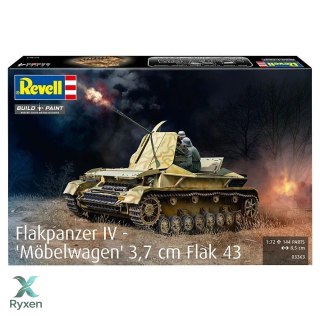 Model plastikowy czołg flakpanzer iv 3,7 cm flak 43 1:72 REVELL