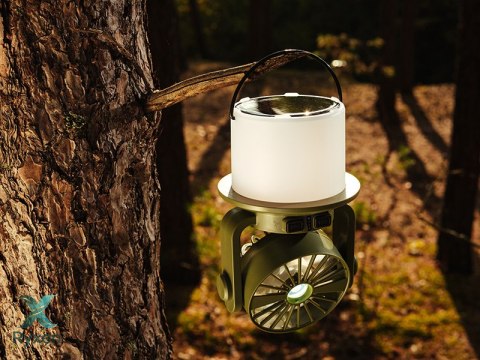 Przenośna lampa kempingowa z wentylatorem TRACER LightBreeze TRACER