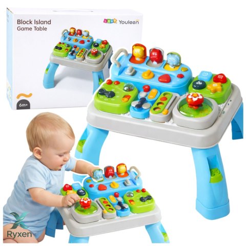 Stoliczek Edukacyjny Interaktywny Dla Malucha Moduły Dźwięki LEAN TOYS