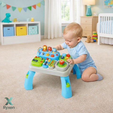 Stoliczek Edukacyjny Interaktywny Dla Malucha Moduły Dźwięki LEAN TOYS