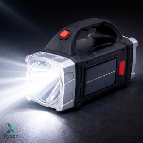 Wielofunkcyjna Latarka Solarna Szerokokątna LED HB-1678 38W LEAN