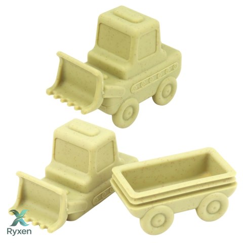 Zabawki Dla Malucha Gumowe Pojazdy Do Rozłączania Zabawy Kąpieli 4 szt. LEAN TOYS