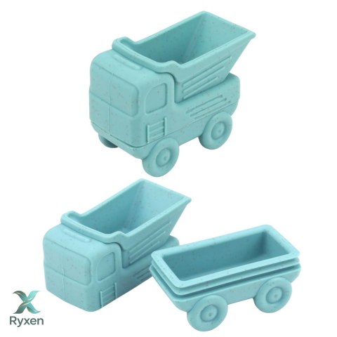 Zabawki Dla Malucha Gumowe Pojazdy Do Rozłączania Zabawy Kąpieli 4 szt. LEAN TOYS